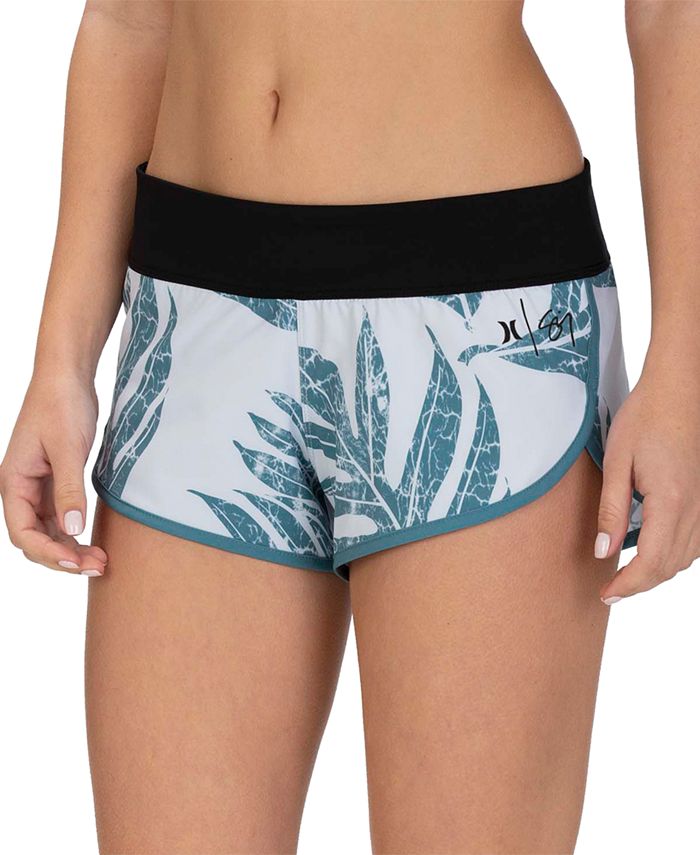 Shorts Hurley Junior's Phantom Sig Zane Papette Beachrider Azul Tamanho X-S