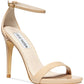 Steve Madden Stecy Leather Sapatos Femininos Abertos Casuais com Tira no Tornozelo Marrom Tamanho 9,5 M