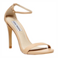 Steve Madden Stecy Leather Sapatos Femininos Abertos Casuais com Tira no Tornozelo Marrom Tamanho 9,5 M