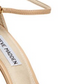 Steve Madden Stecy Leather Sapatos Femininos Abertos Casuais com Tira no Tornozelo Marrom Tamanho 9,5 M