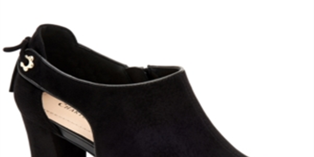 Charter Club Hirah Peep Toe Classic Scarpin Feminino Preto Tamanho 7,5