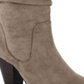 Botas Esprit Oliana de couro sintético, cano médio, largas, marrom, tamanho 9,5