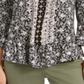Top conversível estampado feminino Style &amp; Co, preto, tamanho M