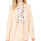 Calvin Klein Blazer feminino com gola entalhada, amarelo, tamanho 10