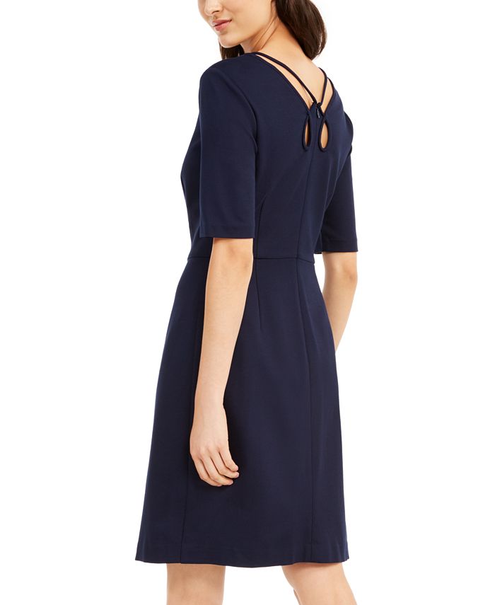 Vestido Aroma Sheath Feminino Trina Turk Azul Tamanho 0
