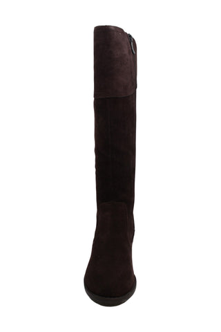 Easy Spirit Women's Grazes Suede Almond Toe Knee High Shoes Brown Size 6.5 M