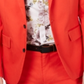 Blazer Slim Fit Masculino INC International Concepts Vermelho Tamanho Grande