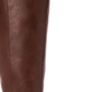 Botas femininas Alfani Kallumm de couro sintético, cano alto, marrom, tamanho 6 M