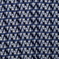 Top feminino estampado com decote em V, azul, tamanho grande, Charter Club