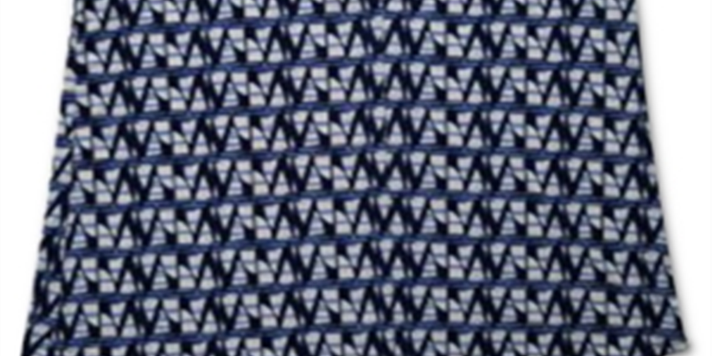 Top feminino estampado com decote em V, azul, tamanho grande, Charter Club