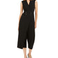 Macacão Calvin Klein Feminino com Zíper e Sem Mangas, Gola V, Preto, Tamanho 10