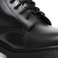 Botas femininas Madden Girl Portland de borracha com bico fechado no tornozelo para clima frio, pretas, tamanho 9M
