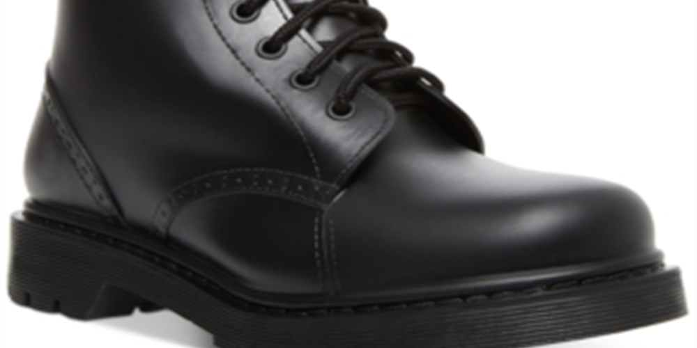 Botas femininas Madden Girl Portland de borracha com bico fechado no tornozelo para clima frio, pretas, tamanho 9M