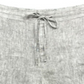 Shorts de linho com cinto feminino Charter Club, cinza, tamanho extragrande