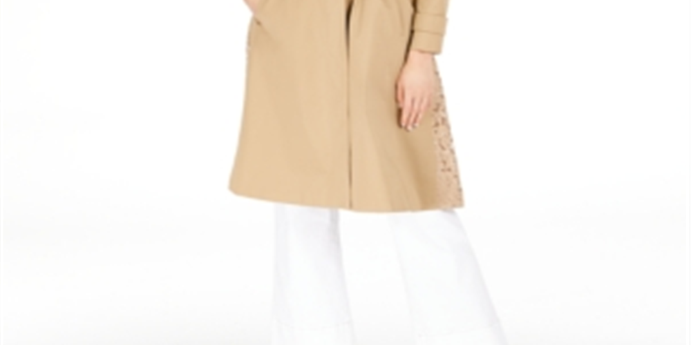 INC International Concepts Casaco longo leve de primavera feminino marrom - tamanho 0X