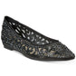 Sapatos baixos femininos Charter Club Tonina bico fino pretos tamanho 6 M