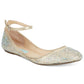 Betsey Johnson SB Joy Ballet Flat Feminina Marrom Tamanho 6 M