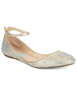 Betsey Johnson SB Joy Ballet Flat Feminina Marrom Tamanho 6 M