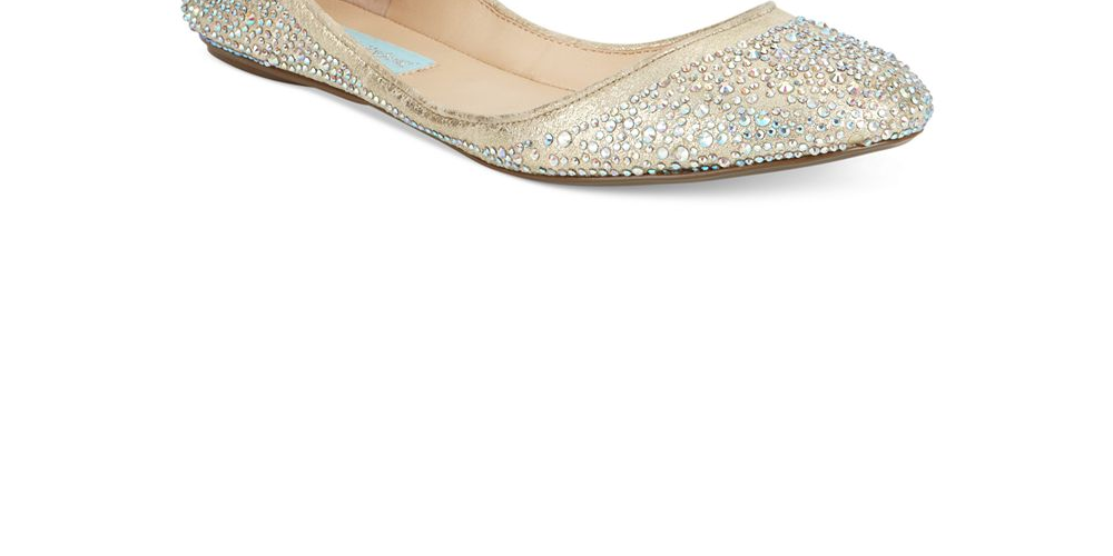 Betsey Johnson SB Joy Ballet Flat Feminina Marrom Tamanho 6 M