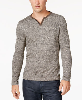 Calça Alfani Masculina Texturizada com Tintura Espacial Stretch Henley Verde Tamanho G