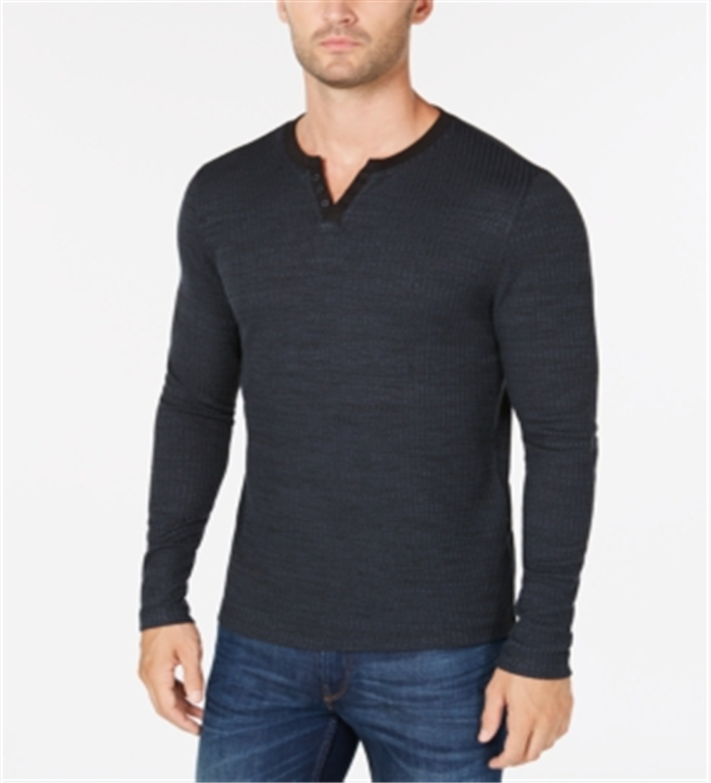 Calça Alfani Masculina Texturizada com Tintura Espacial Stretch Henley Verde Tamanho G