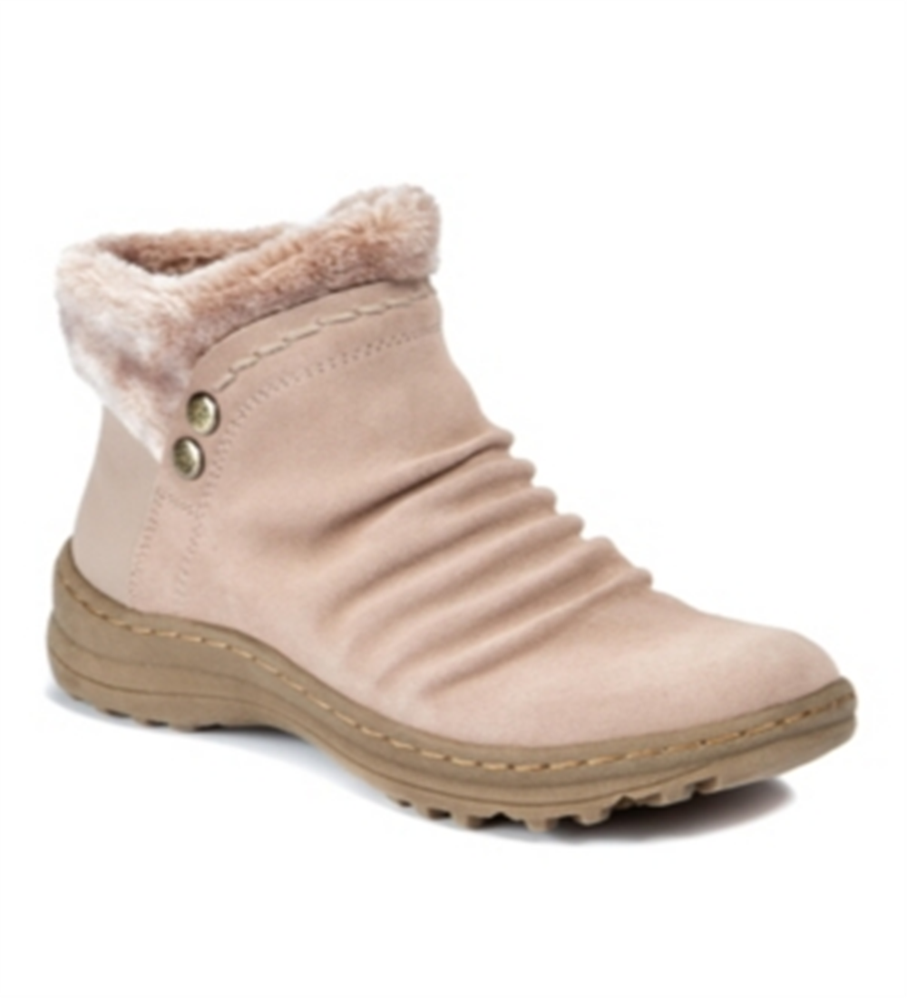 Botas de inverno femininas BareTraps Alick com pele sintética para clima frio, marrom, tamanho 5 M