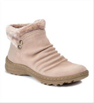 Botas de inverno femininas BareTraps Alick com pele sintética para clima frio, marrom, tamanho 5 M