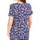 Karen Scott Blusa Henley Estampada Feminina Azul Tamanho P