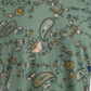 Camiseta masculina American Rag com estampa floral Paisley, verde, tamanho pequeno