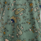 Camiseta masculina American Rag com estampa floral Paisley, verde, tamanho pequeno