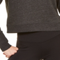Calvin Klein Moletom com capuz feminino Performance Logo Cinza Tamanho Médio