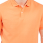 Camisa polo masculina Club Room Classic Fit com botões, laranja, tamanho extragrande