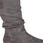 Bota feminina Shelley 3 da coleção Journee, cinza, tamanho 10 M
