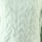 Suéter de malha Merry Go Round feminino da Free People, verde, tamanho pequeno
