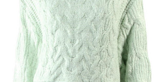 Suéter de malha Merry Go Round feminino da Free People, verde, tamanho pequeno