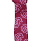 Gravata profissional de seda masculina Sean John, rosa, tamanho regular