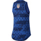 Regata Nike Feminina Estampada Racerback Azul Tamanho Médio