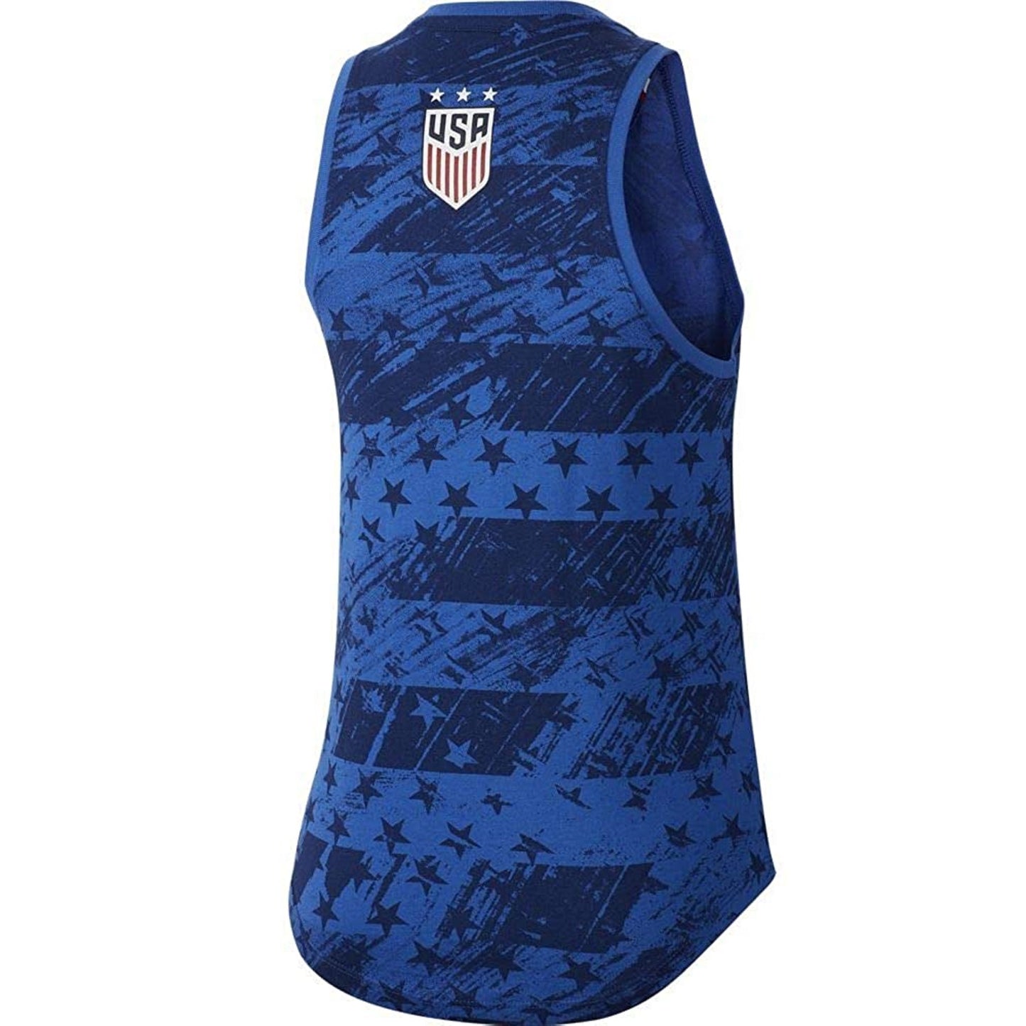Regata Nike Feminina Estampada Racerback Azul Tamanho Médio