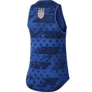 Regata Nike Feminina Estampada Racerback Azul Tamanho Médio