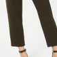 Calça curta feminina estilo &amp; co com amarração frontal, verde, tamanho 10, pequena