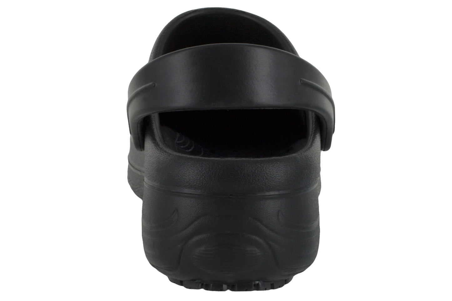 Tamancos antiderrapantes Easy Street Easy Works Time para mulheres, pretos, tamanho 7 M