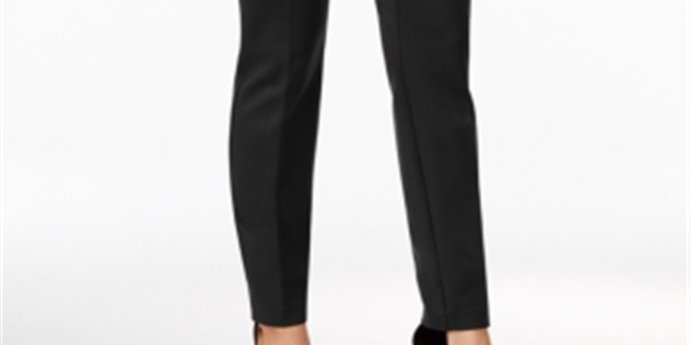 Calça skinny Hollywood feminina Alfani preta tamanho 2 pequena