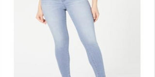 Celebrity Pink Junior's Button Fly High Rise Skinny Jeans Blue Size 13
