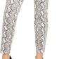 Calça jeans skinny feminina INC International Concepts com estampa de cobra, tamanho 4, cinza