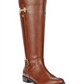 Karen Scott Deliee Botas de cano alto femininas, tamanho 5W, conhaque