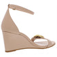 Sandália Coach Odetta Wedge Feminina Bege Tamanho 8M