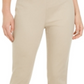 Calça curta feminina Charter Club Chelsea Stretch Twill marrom tamanho 4 P