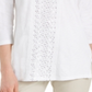 JM Collection Top feminino Latte Plus com lantejoulas e decote redondo, marrom, tamanho XX-G