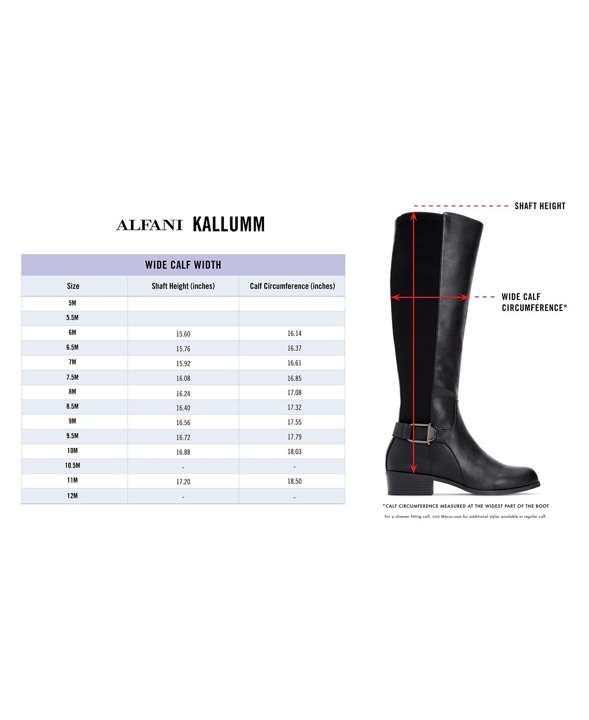 Botas femininas Alfani Kallumm de cano alto, bico fechado, marrom, tamanho 10M-WC