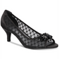 Karen Scott Maralyn Peep Toe Sapatos de Noite Femininos Pretos Tamanho -9,5 W